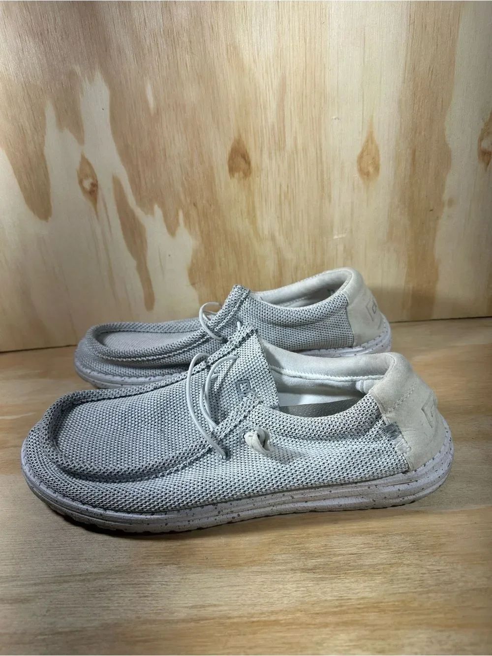 Hey Dude Wally Sox Gray Shoes Men’s Size 10